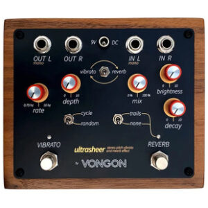 Vongon Ultrasheer Stereo Pitch Vibrato and Reverb Pedal