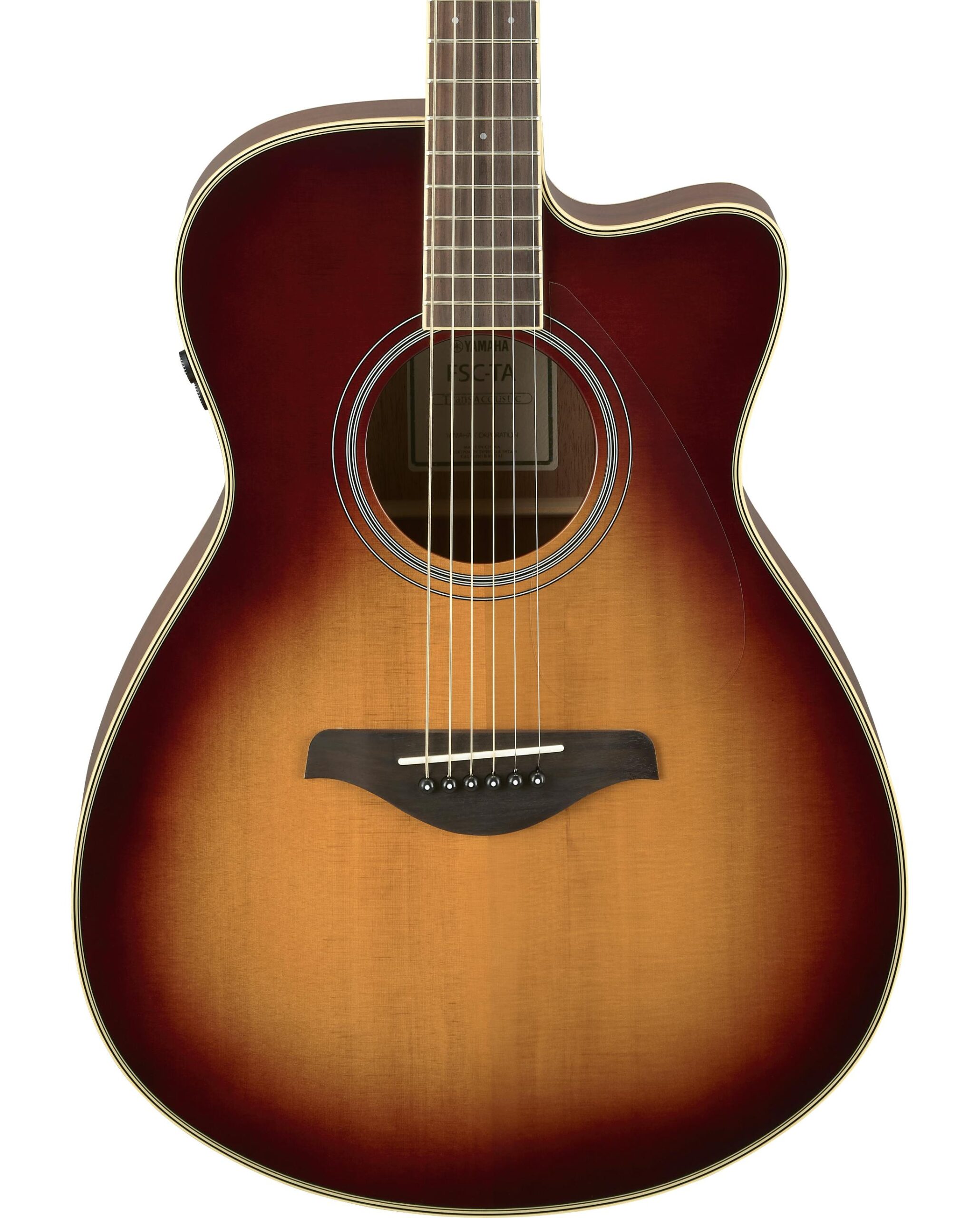 Yamaha FSC-TA TransAcoustic Brown Sunburst