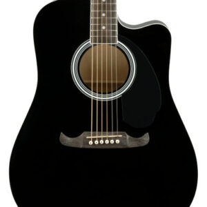 Fender FA-125CE Dreadnought Electro Acoustic Guitar in Black