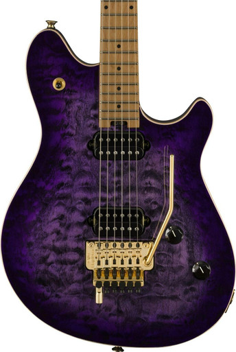 EVH Wolfgang Special QM Electric Guitar in Purple Burst - Image 1