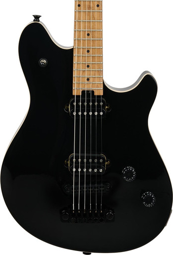 EVH Wolfgang Special TOM Hardtail Guitar In Gloss Black, Baked Maple Board