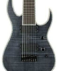 BC Rich Extreme Series Shredzilla 8 Exotic Electric Guitar in Transparent Black Satin