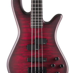 Spector NS Pulse II 4-String Bass Guitar in Black Cherry Matte