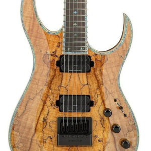 BC Rich Prophecy Series Shredzilla Archtop Electric Guitar with EverTune in Spalted Maple