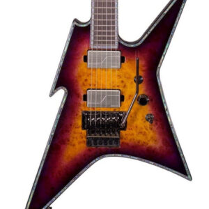 BC Rich Extreme Series Ironbird Exotic Electric Guitar with Floyd Rose in Purple Haze