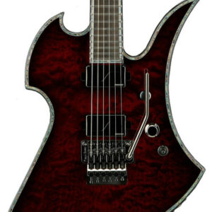 BC Rich Extreme Series Mockingbird Exotic Electric Guitar with Floyd Rose in Black Cherry