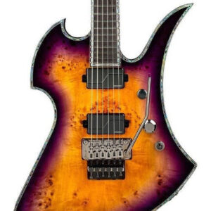 BC Rich Extreme Series Mockingbird Exotic Electric Guitar with Floyd Rose in Purple Haze