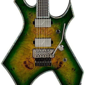 BC Rich Extreme Series Warlock Exotic Electric Guitar with Floyd Rose in Reptile Eye