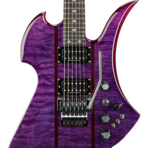BC Rich Legacy Series Mockingbird ST Electric Guitar with Floyd Rose in Transparent Purple