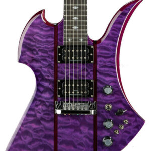 BC Rich Legacy Series Mockingbird STQ Hardtail Electric Guitar in Transparent Purple