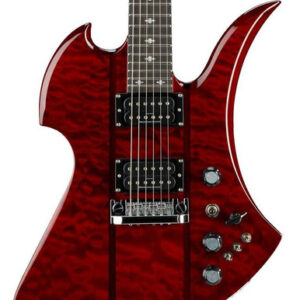 BC Rich Legacy Series Mockingbird STQ Hardtail Electric Guitar in Transparent Red