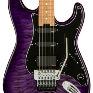 Charvel Marco Sfogli Signature Pro-Mod So-Cal Style 1 HSS FR CM QM Electric Guitar in Transparent Purple Burst