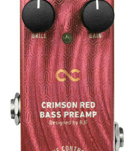 One Control BJF Series Crimson Red Bass Preamp Pedal