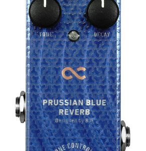 One Control BJF Series Prussian Blue Reverb Pedal