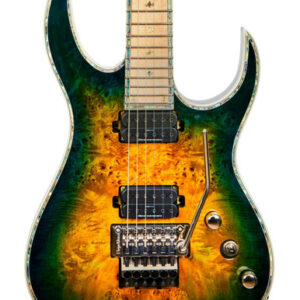 BC Rich Prophecy Series Shredzilla Z6 Exotic Electric Guitar with Floyd Rose in Reptile Eye