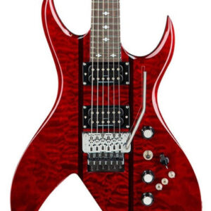 BC Rich Legacy Series Rich "B" ST Electric Guitar with Floyd Rose in Transparent Red