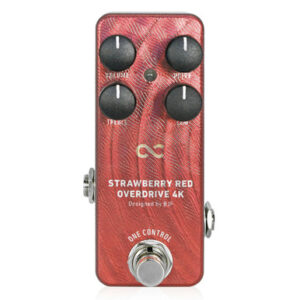 One Control BJF Series Strawberry Red Overdrive 4K Pedal