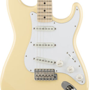 Fender Made in Japan Yngwie Malmsteen Signature Stratocaster Electric Guitar in Vintage White