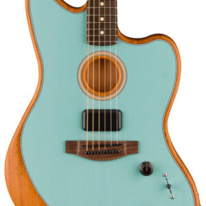 Fender Acoustasonic Player Jazzmaster Acoustic/Electric Guitar in Ice Blue