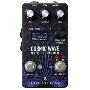 Free The Tone CW-1Y Cosmic Wave Multiple Filtering Delay Pedal