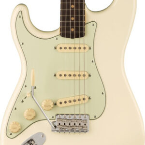 Fender American Vintage II 1961 Stratocaster Left Handed Electric Guitar in Olympic White