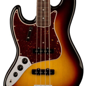 Fender American Vintage II 1966 Jazz Bass Guitar Left Handed in 3-Colour Sunburst