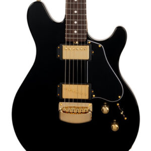 Music Man Valentine Electric Guitar in Gloss Black