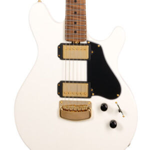 Music Man Valentine HH Electric Guitar in Ivory White