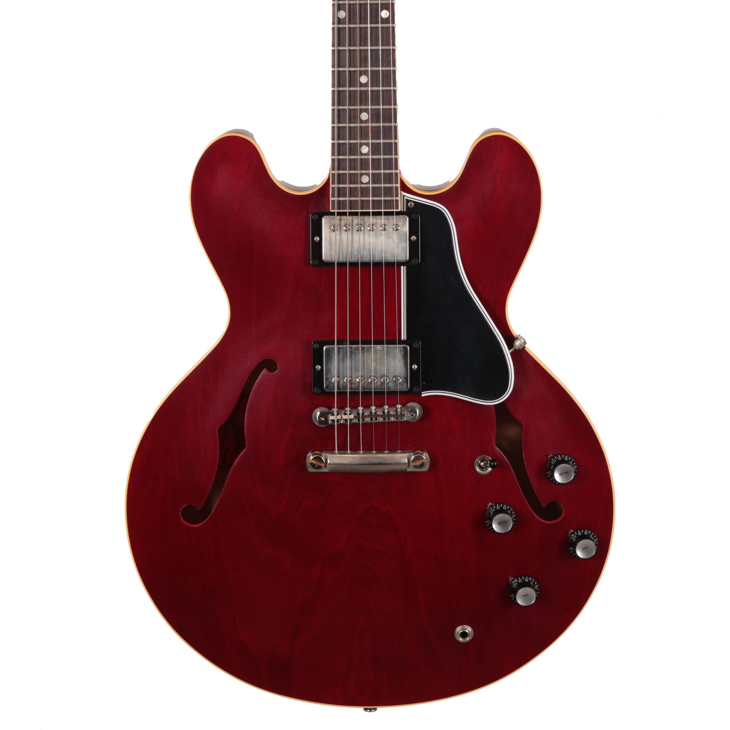 Gibson Custom Shop 1961 ES-335 Reissue VOS Semi Hollow Electric Guitar in 60s Cherry (42143)