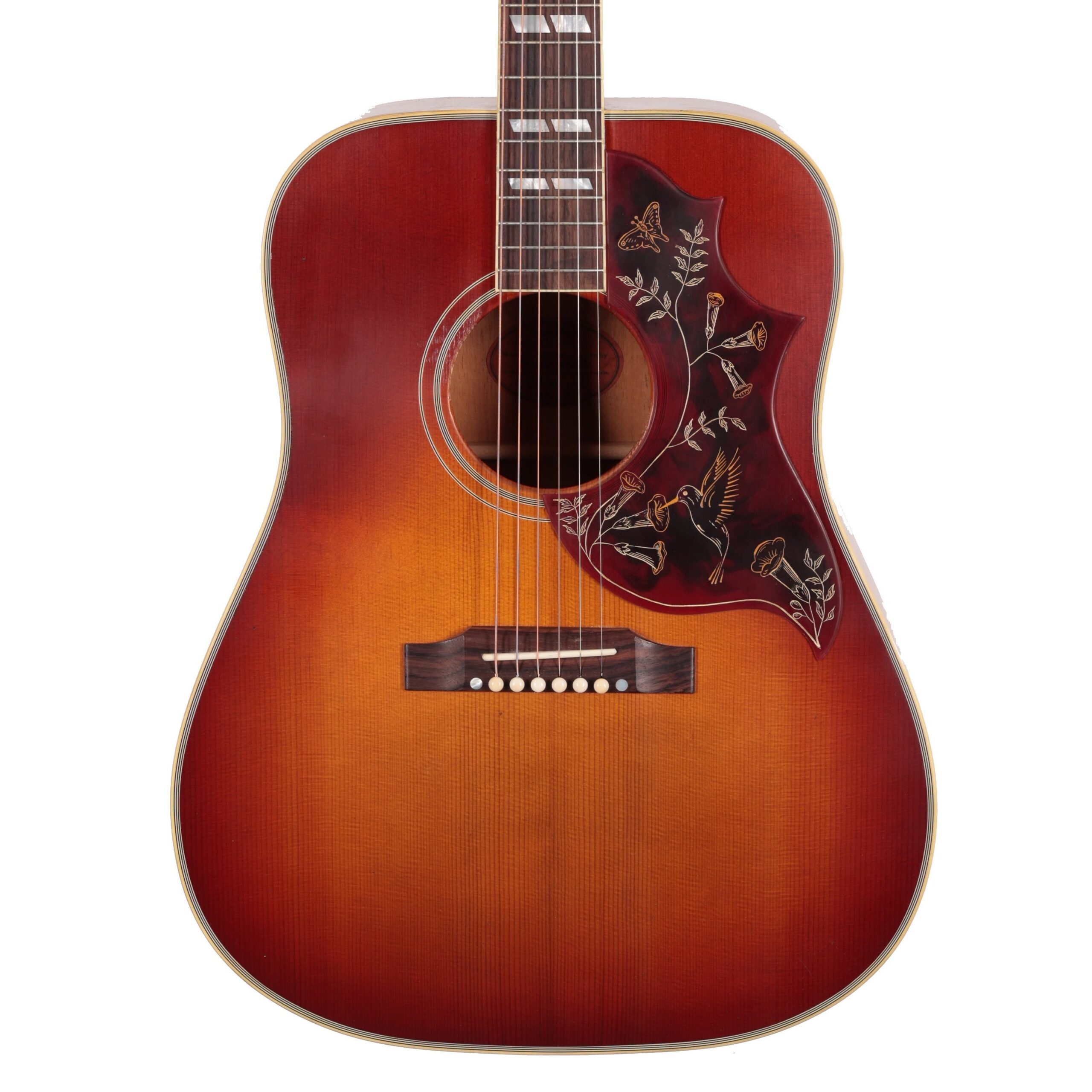 Gibson Custom Shop Murphy Lab 1960 Hummingbird Light Aged Acoustic Guitar in Heritage Cherry Sunburst (20054)
