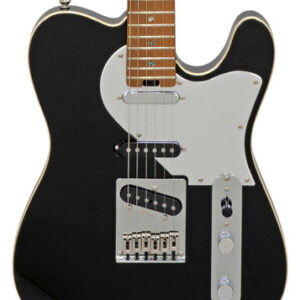 Aria 615 GTR Solid Body Electric guitar in black