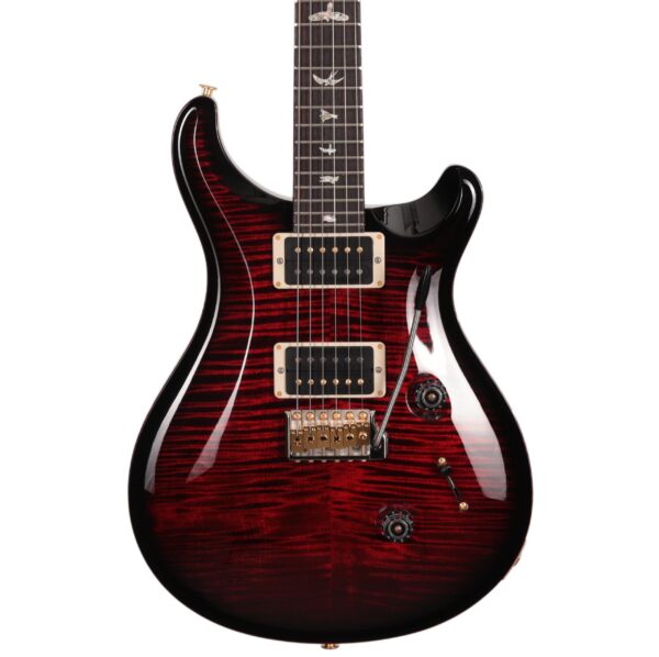 PRS Custom 24 10-Top Electric Guitar in Fire Red Smokeburst  (43389)