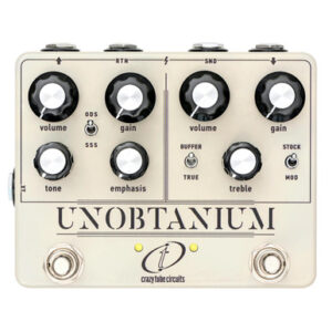 Crazy Tube Circuits Unobtanium Dual Overdrive Pedal