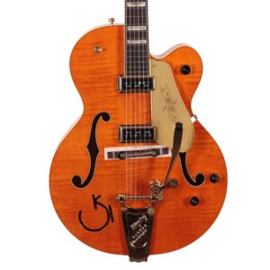 G6120T-55 Vintage Select Edition 55 Chet Atkins Hollow Body with Bigsby TV Jones Vintage Orange Stain Lacquer (43812)