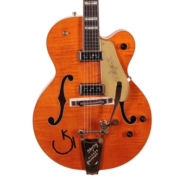 G6120T-55 Vintage Select Edition 55 Chet Atkins Hollow Body with Bigsby TV Jones Vintage Orange Stain Lacquer (43812)
