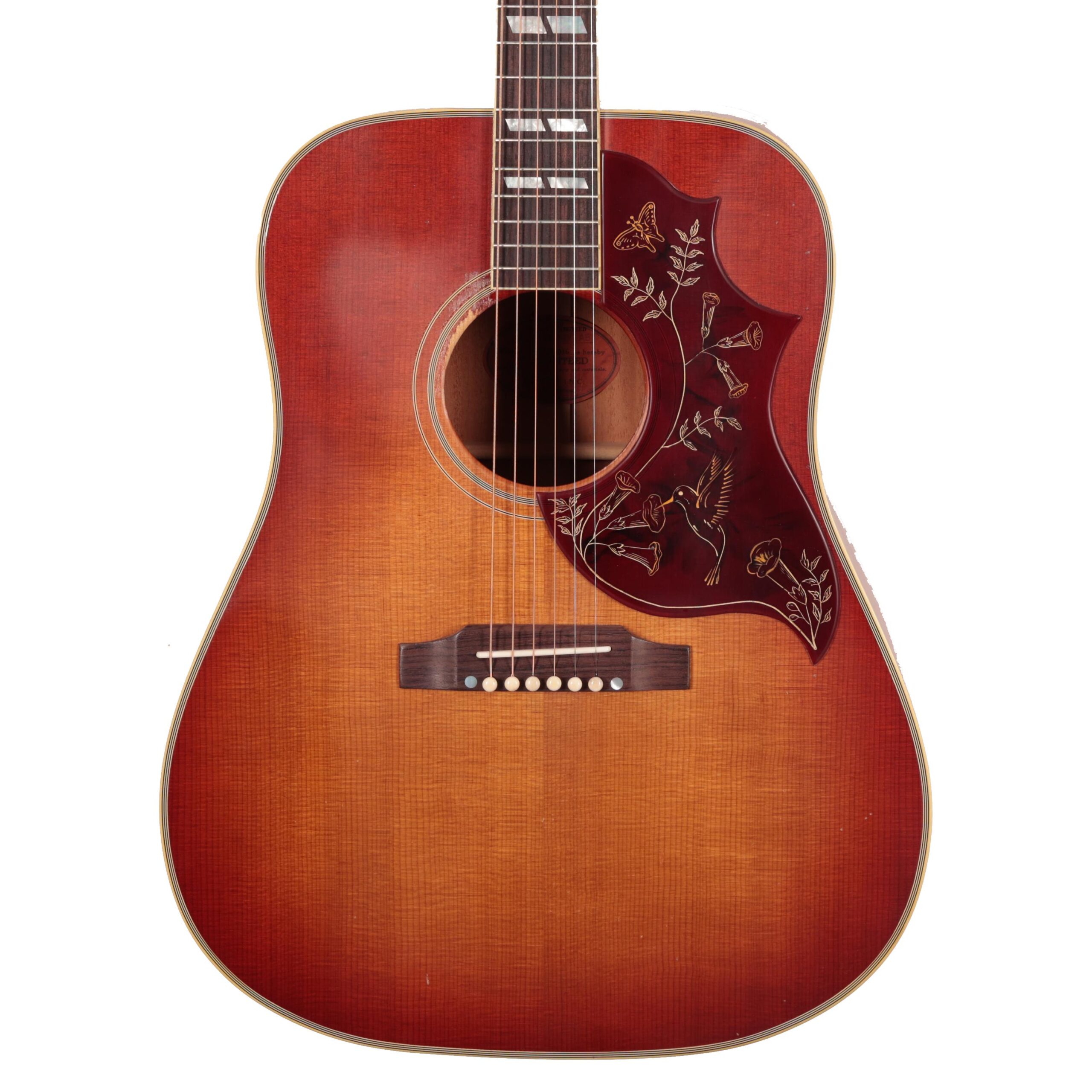 Gibson Custom Shop Murphy Lab 1960 Hummingbird Light Aged Acoustic Guitar in Heritage Cherry Sunburst (44659)