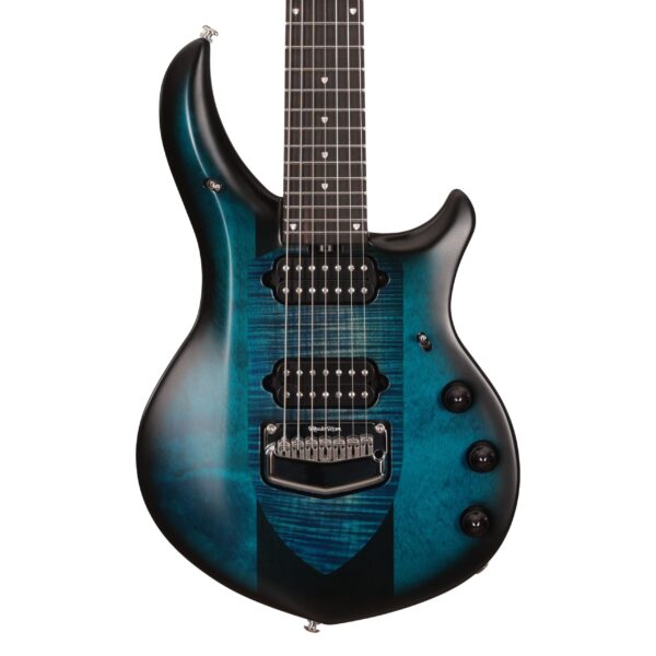 Music Man Majesty 7-String Electric Guitar in Blue Silk (45751)