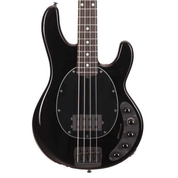 Music Man DarkRay Bass Guitar in Obisidian Black (45898)