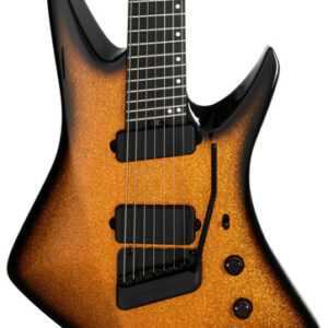 Music Man Kaizen 7-String Multi-Scale Electric Guitar in Ember Burst