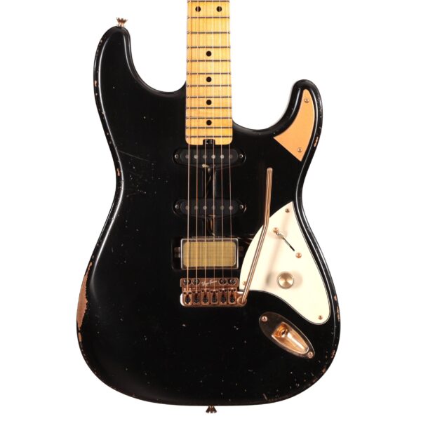 Shabat Guitars Lynx DZ Dweezil Zappa Signature Electric Guitar in Black Gold (47349)