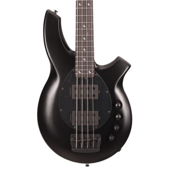 Music Man Bongo 4 HH Bass Guitar in Stealth Black (48135)