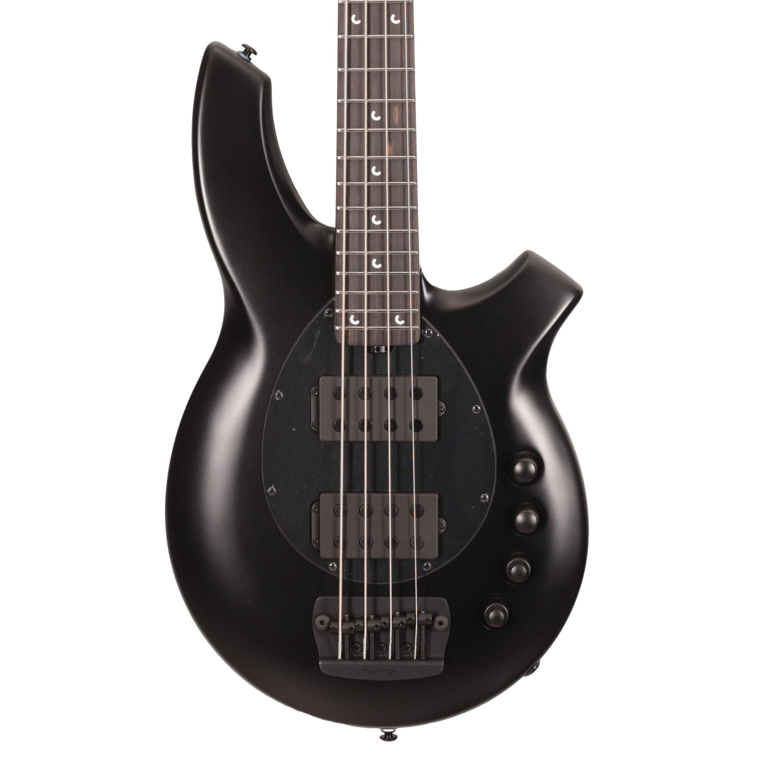 Music Man Bongo 4 HH Bass Guitar in Stealth Black (48135)