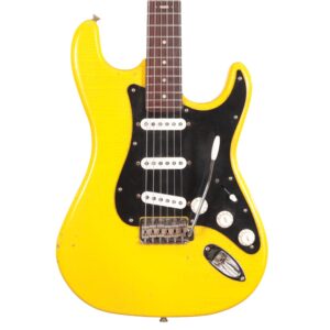 Hansen Guitars S-Style Electric Guitar in Graffiti Yellow with Rosewood Fretboard (48353)