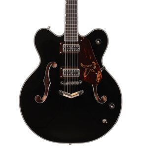 Gretsch G6636-RF Richard Fortus Signature Falcon Centre Block in Black with Stoptail (48722)