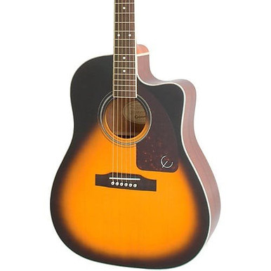 Epiphone Studio J-45 EC Electro Acoustic In Vintage Sunburst