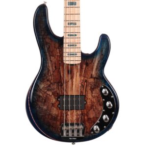 Music Man BFR StingRay Special 4H Bass Guitar in Paua Blue Burst, Figured Maple Neck (51116)