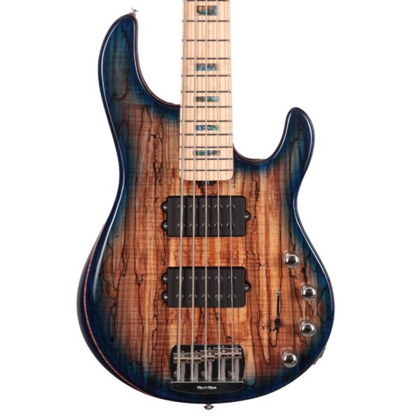 Music Man BFR StingRay Special 5HH Bass Guitar in Paua Blue Burst, Figured Maple Neck (51118)