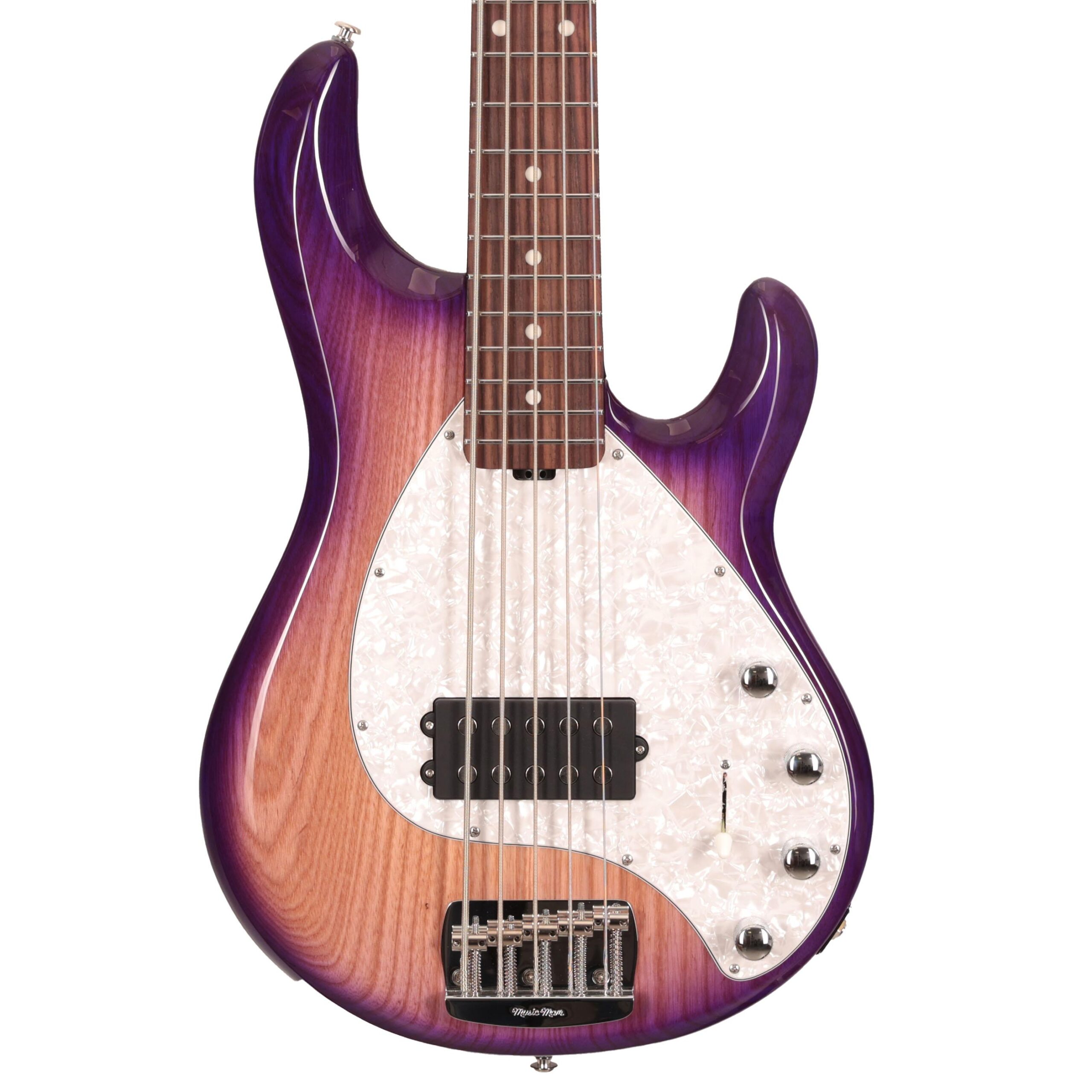 Music Man StingRay Special 5 Bass Guitar in Purple Sunset (51452) - Image 1