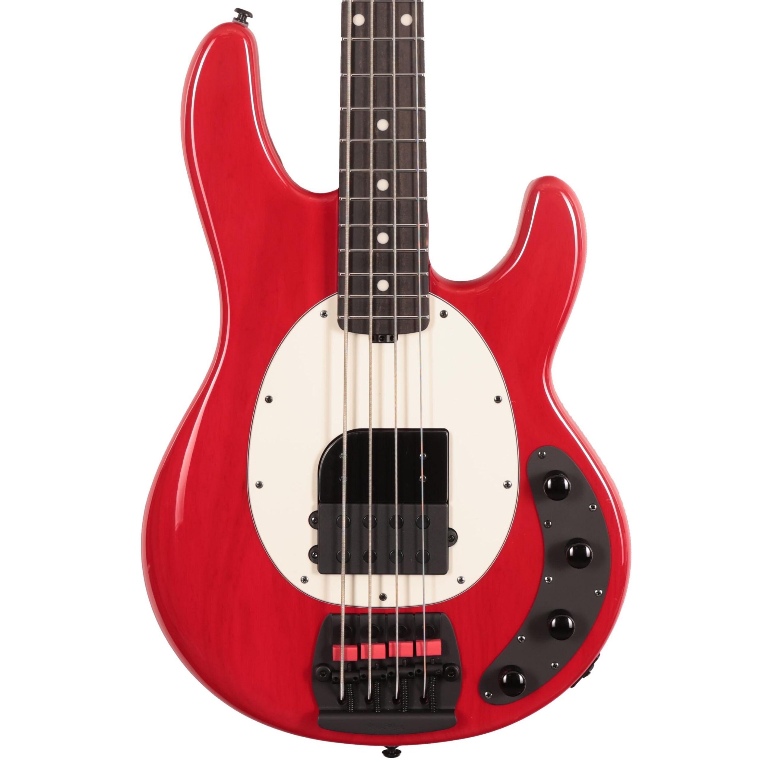 Music Man Tim Commerford StingRay Active Bass Guitar in Caliper Red (53550)