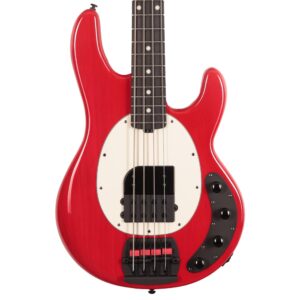 Music Man Tim Commerford StingRay Active Bass Guitar in Caliper Red (53583)